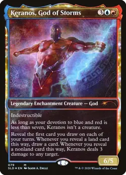 1x Keranos, God of Storms - Foil NM-Mint, English Secret Lair MTG Magic - Image 1