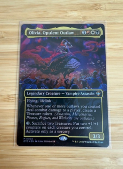 Olivia, Opulent Outlaw (Borderless) Commander: Outlaws of Thunder Junction Foil - Image 1