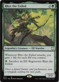 Rhys the Exiled R Commander: Kaldheim 73 LP-NM - Image 1
