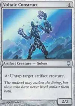 Mint/Near-Mint, English - 1 x MTG Voltaic Construct - Foil Darksteel - Image 1