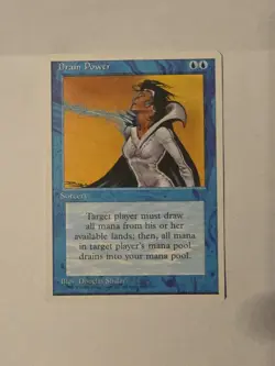 Magic The Gathering, Drain Power, Core Set 4th Edition, Regular - Image 1