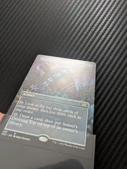 1x MTG Sensei's Divining Top (Borderless) - Double Masters 2022 (2X2) #398 - Image 3