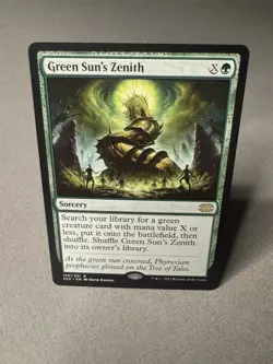 Green Sun's Zenith LP Double Masters 2022 MTG English Regular 150 / 331 - Image 1