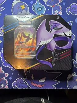 Pokemon Galarian Articuno Crown Zenith Factory Sealed Tin SMALL RIP IN WRAPPING - Image 1