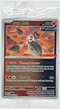 Pokemon Iron Moth 028/182 Paradox Rift GameStop Promo SEALED - Image 1