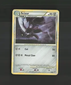 Scizor 7/90 Undaunted Holo Rare Pokemon Card MP - Image 1