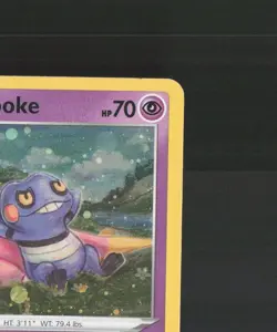 Galarian Slowpoke SWSH126 Black Star Promo Holo SWIRL Pokemon Card NM - Image 4