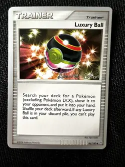 Luxury Ball 86/100 2009 World Championship Pokemon Card - Image 1