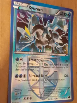 Pokemon Kyurem 31/116 Plasma Freeze Reverse Holo LP See Pictures - Image 4