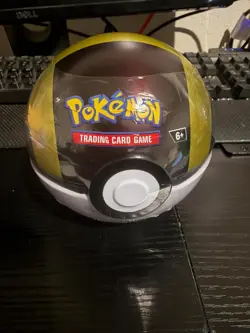 Pokemon TCG Poke Ball Tin w/3 Booster Packs & Stickers 🔥 New, Sealed - Image 1