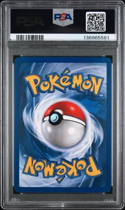 Pokemon Expedition- Mew Holo Rare SWIRL #19 PSA 8 - Image 2