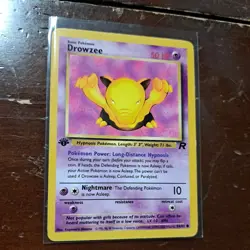 Pokemon Drowzee - 54/82 - Team Rocket - 1st Ed. Common - Image 1
