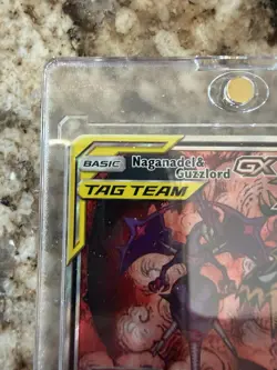Naganadel & Guzzlord GX Cosmic Eclipse 2019 Secret Pokemon Card TCG - Image 2