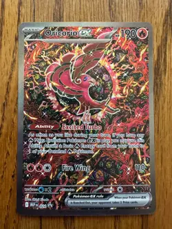 2025 Pokemon Oricorio EX 024 illus. Shinji Kanda Promo Holo - Image 1