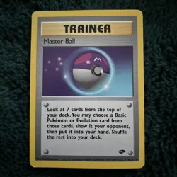 Pokemon TCG Master Ball Gym Challenge 116/132 Regular Unlimited Uncommon NM - Image 1