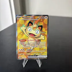 Meowth Ex 107/88 ULTRA RARE Full Art NM - Perfect Order Pokemon - Image 1