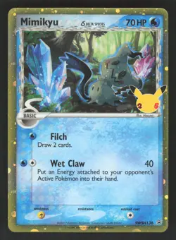 Mimikyu SWSH136 Pokemon TCG Sword & Shield Promo NM - Image 1