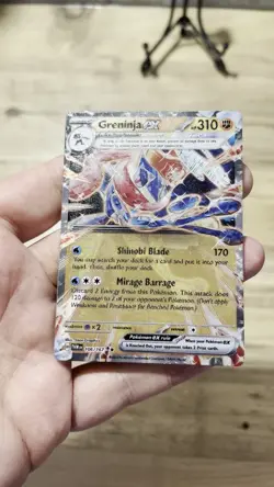 Greninja ex 106/167 METAL Pokemon TCG Twilight Masquerade GameStop Ultra Premium - Image 2