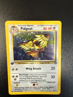 Pidgeot 8/64 Rare Jungle Holo 1st Edition Pokemon - Image 1