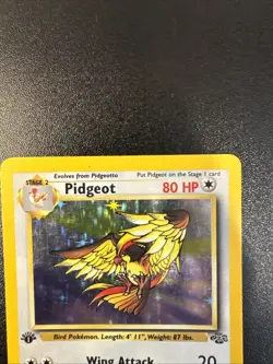 Pidgeot 8/64 Rare Jungle Holo 1st Edition Pokemon - Image 3