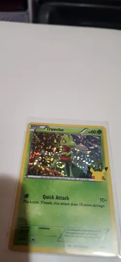 Pokemon Celebrations: McDonalds Stamped Promo - Treecko - 25th Anniversary 2021 - Image 2