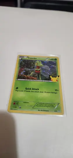 Pokemon Celebrations: McDonalds Stamped Promo - Treecko - 25th Anniversary 2021 - Image 3