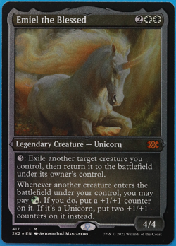 Emiel the Blessed (ETCHED) FOIL Double Masters 2022 NM Etched (500195) ABUGames - Image 1