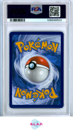 VAPOREON POKE BALL REVERSE HOLO POKEMON PRE EN-PRISMATIC EVO. 2025 022 PSA 9 - Image 2