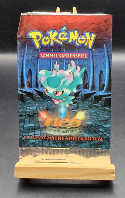 Pokemon TCG WOTC 2002 Neo Revelation EMPTY Booster Pack - GERMAN - Image 1