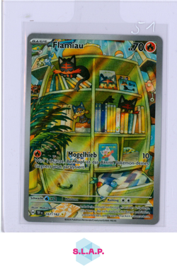 FLAMIAU POKEMON 167/162 2024 TEF TEMPORAL FORCES GERMAN FULL ART - Image 1