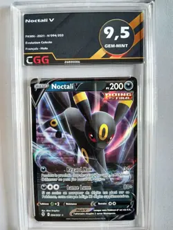 Carte Pokemon Francais Noctali V (EVS 094) Evolution Celeste CGG 9,5 26800086 - Image 1