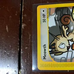 Pokemon Meowth 121/165 Expedition Base Set Regular Pokemon TCG NM - Image 3