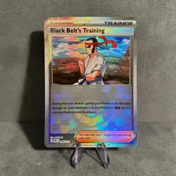 Black Belt's Training Pokeball Holo 099/131 Pokemon Prismatic Evolution NM - Image 1