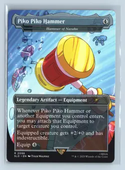 Magic the Gathering Secret Lair Sonic Drop Piko Piko Hammer of Nazahn Non Foil - Image 1
