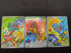 Pokemon First Partner Illustration Collection Gen 1 Starters Crimped Error - Image 1