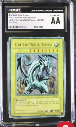 Blue-Eyes White Dragon LOB-001 The Legend of Blue Eyes White Dragon Unlimited - Image 1