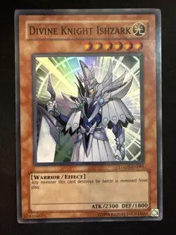 Divine Knight Ishzark LODT-EN091 (Super Rare, Unlimited, Lightly Played / LP) - Image 1