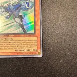 Yugioh! Elemental Hero Stratos Limited Edition Ultra Rare JUMP-EN012 (LP) - Image 4