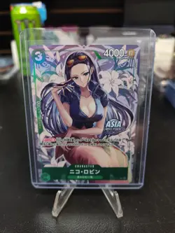 Nico Robin P-111 ASIA PROMO One Piece Mini-tin Pack Set vol.2 Japanese Rokushiro - Image 1