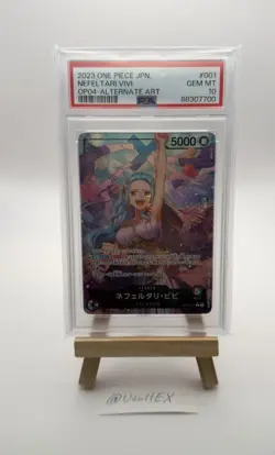 One Piece Nefeltari Vivi Leader OP04-001 PSA 10 - Image 1