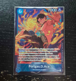 One Piece TCG Portgas.D.Ace OP13-119 Store Treasure Cup Winner - Near Mint - Image 1