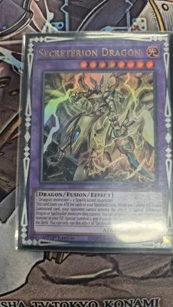 DUAD-EN037 Secreterion Dragon : Ultra Rare Card : 1st Edition : YuGiOh TCG - Image 1