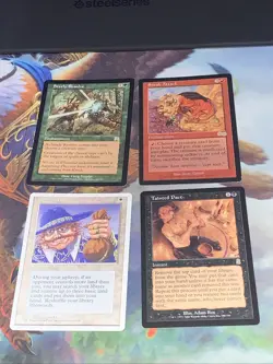 1995-2002 Magic: The Gathering Card Mix Lot Group of 4 - Moderately Played - Image 1