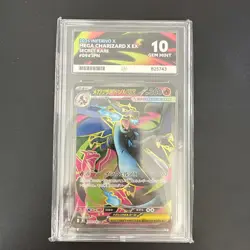 ACE 10 Pokemon Card Japanese Mega Charizard X ex SR 094/080 m2 Inferno X - Image 1