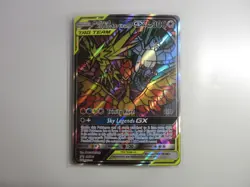 Moltres & Zapdos & Articuno GX Stained Glass Promo SM210 Pokemon Card LP - Image 1