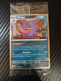 Pokemon TCG Perfect Order - EB Games Exclusive Gengar Promo 050/088 Sealed Card - Image 1