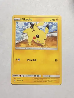 Pokemon Card Pikachu Sun & Moon Unbroken Bonds 54/214 Non Holo 2019 LP/NM - Image 1