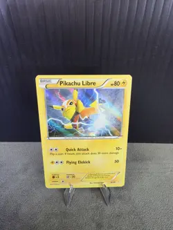 Pikachu Libre 30/30 | XY Trainer Kit | Holo Pokemon TCG Card LP English 👌 - Image 4