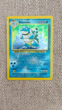 Blastoise 2/102 Base Set Holo Rare Pokemon Card 1999 WOTC TCG Vintage Pokemon - Image 1
