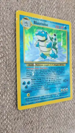 Blastoise 2/102 Base Set Holo Rare Pokemon Card 1999 WOTC TCG Vintage Pokemon - Image 2